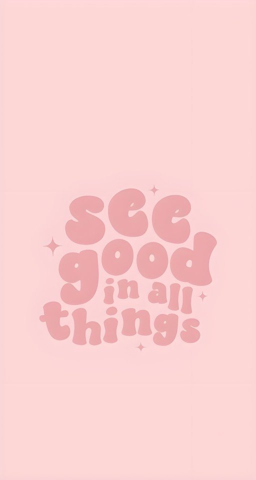 See Good in All Things Inspirational Quote