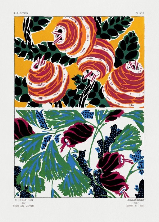 Art Deco Floral and Botanical Patterns by E.A. Séguy