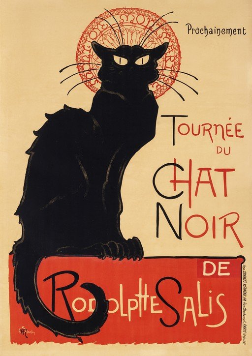 Tournée du Chat Noir Poster by Théophile Steinlen