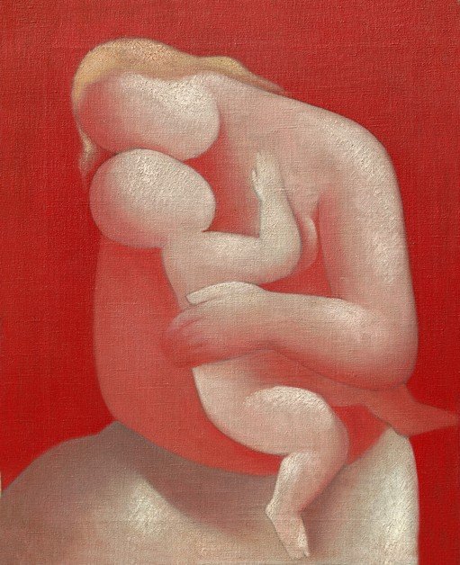 Mother and Child Embrace