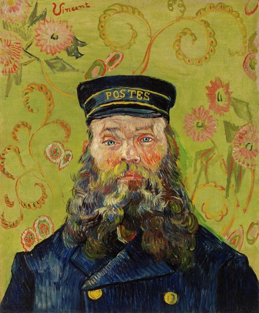 Portrait of Postman Joseph Roulin by Vincent van Gogh