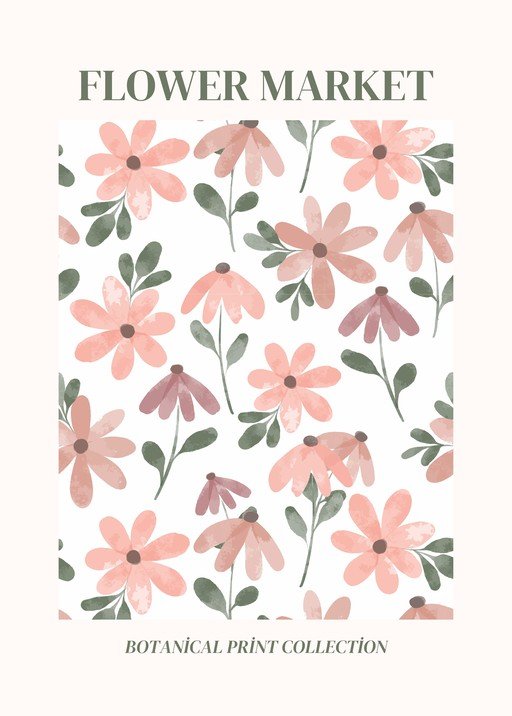 Flower Market Botanical Print Collection