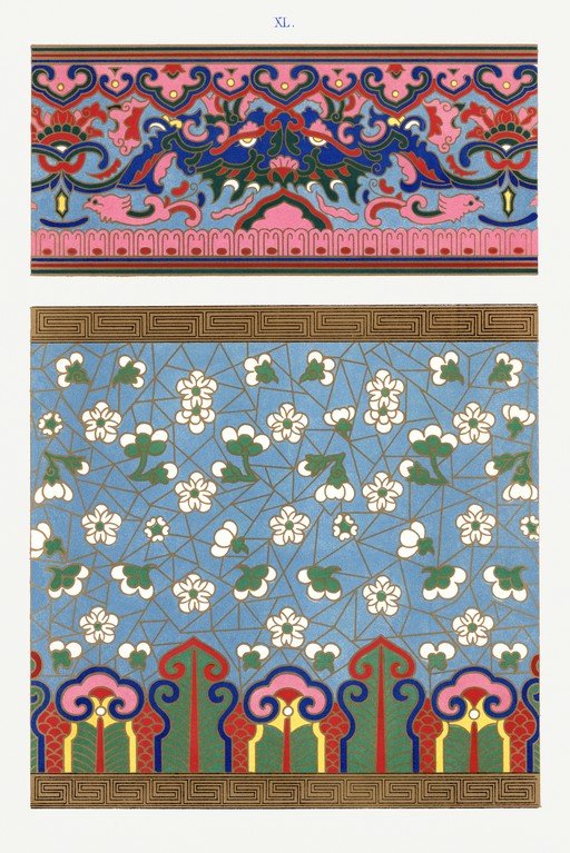 Traditional Chinese Decorative Borders and Patterns
