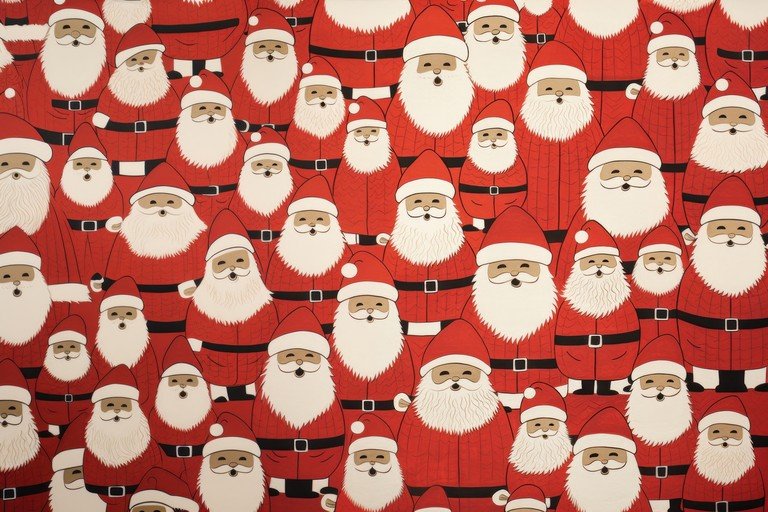 Festive Santa Claus Pattern
