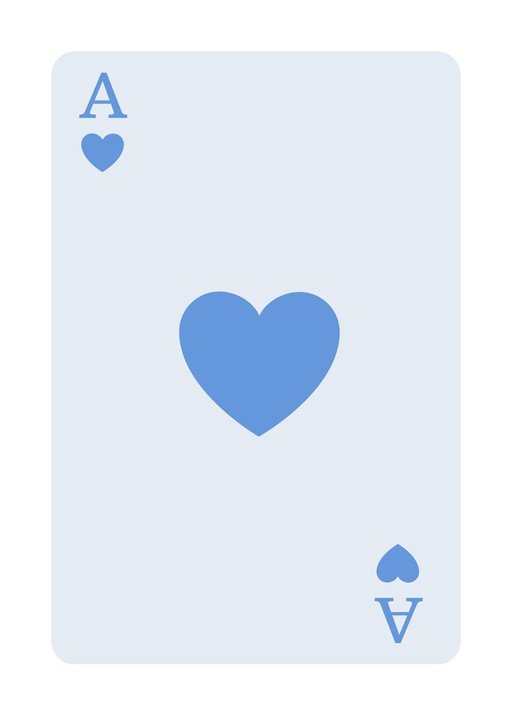 Ace of Hearts Playing Card