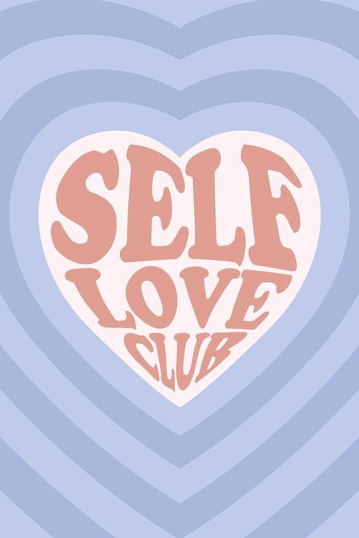 Self Love Club Heart Graphic