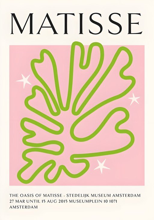 Matisse 'The Oasis' Exhibition Poster