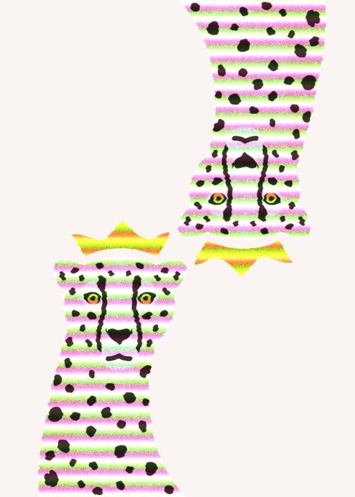 Whimsical Cheetahs with Crowns