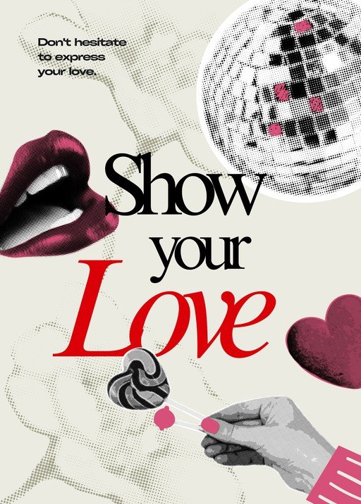 Show Your Love: A Bold and Expressive Design