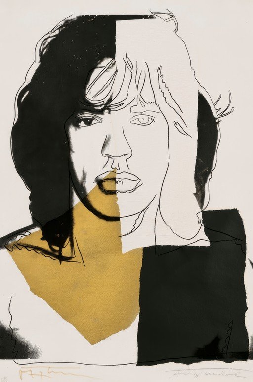 Andy Warhol's Mick Jagger Portrait