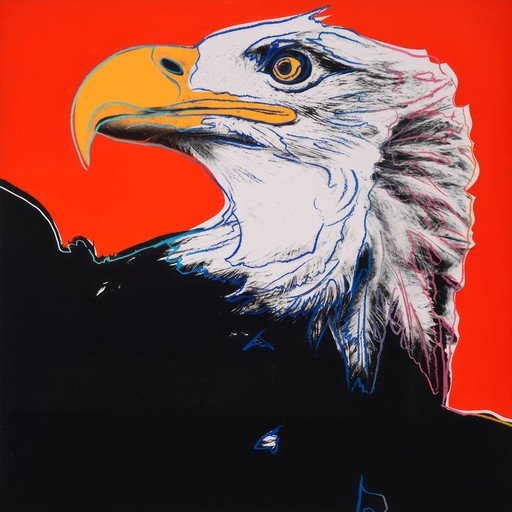 Andy Warhol's Bald Eagle Pop Art