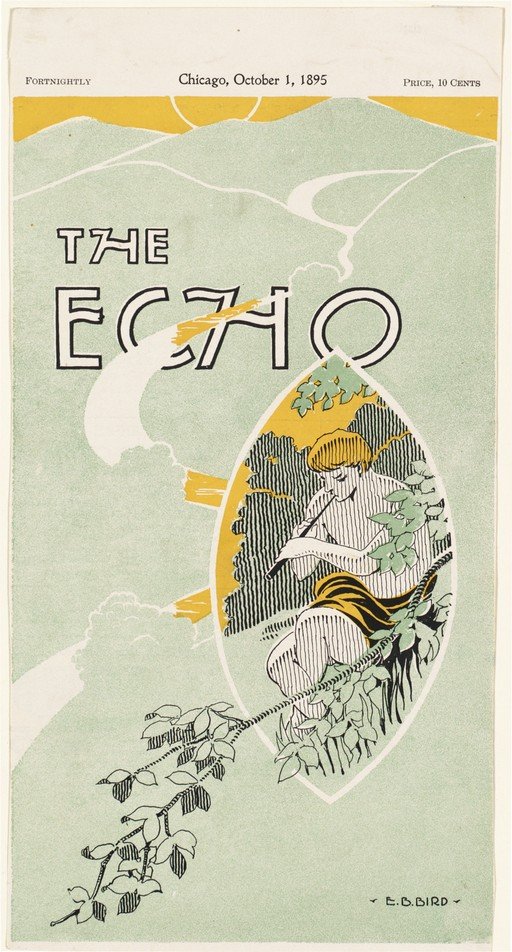 The Echo Magazine Cover, October 1, 1895