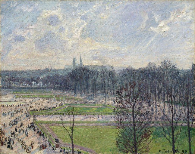 View of Paris from Montmartre, Spring