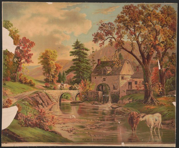 Old Mill on Beaver Creek in Autumn
