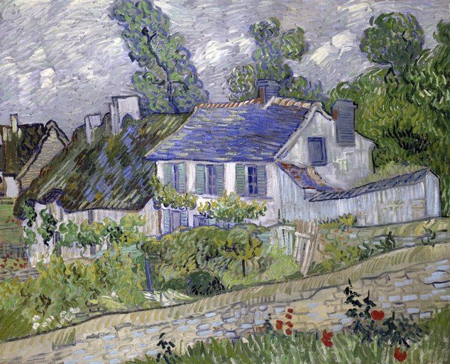Vincent van Gogh's The Parsonage Garden at Auvers