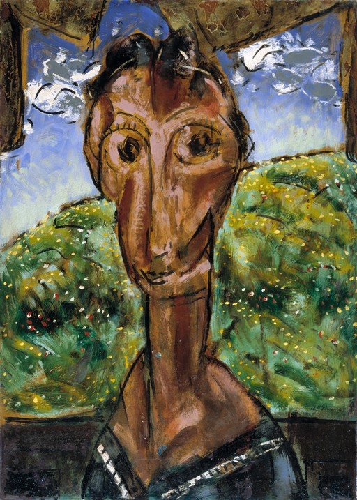 Portrait of a Woman in a Garden