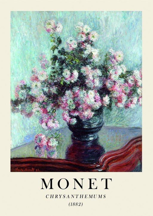 Monet's Chrysanthemums: Impressionist Still Life