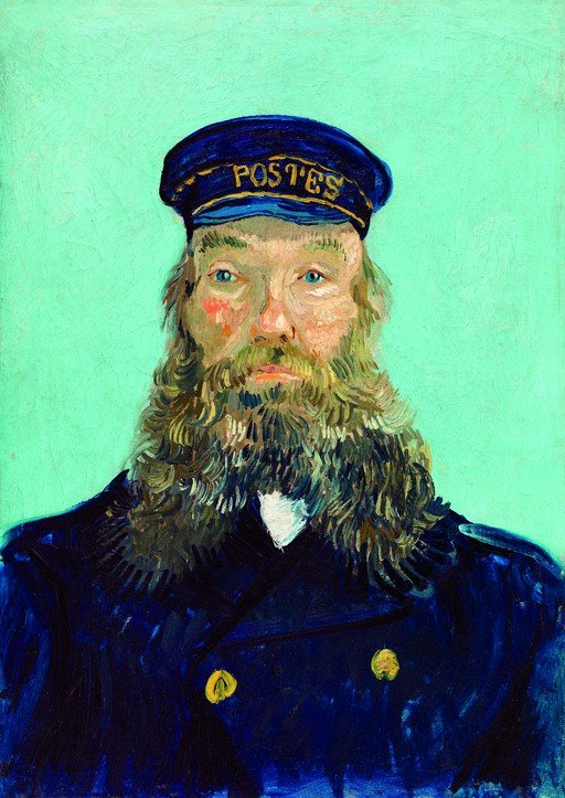 Portrait of a Postman by Vincent van Gogh