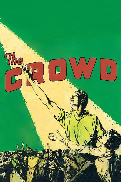 The Crowd: A Vintage Comic Book Style Illustration