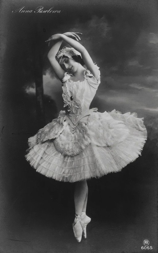 Anna Pavlova in Swan Costume