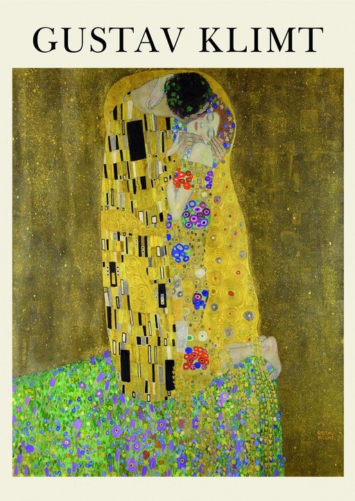 Gustav Klimt's The Kiss: A Golden Embrace