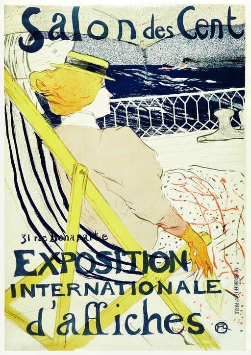 Salon des Cent Exposition Internationale d'Affiches Poster