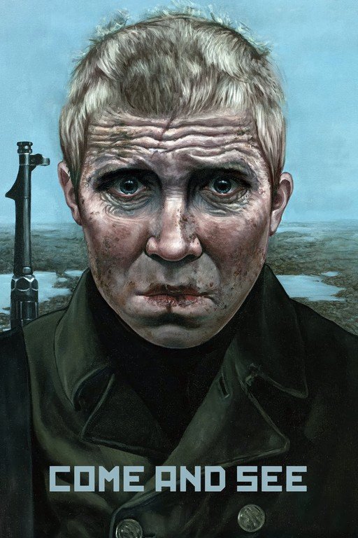 Come and See Movie Poster - Intense Portrait of a Young Soldier