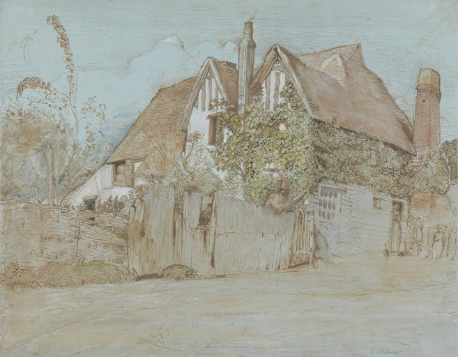 Tudor Cottage with Thatched Roof and Garden
