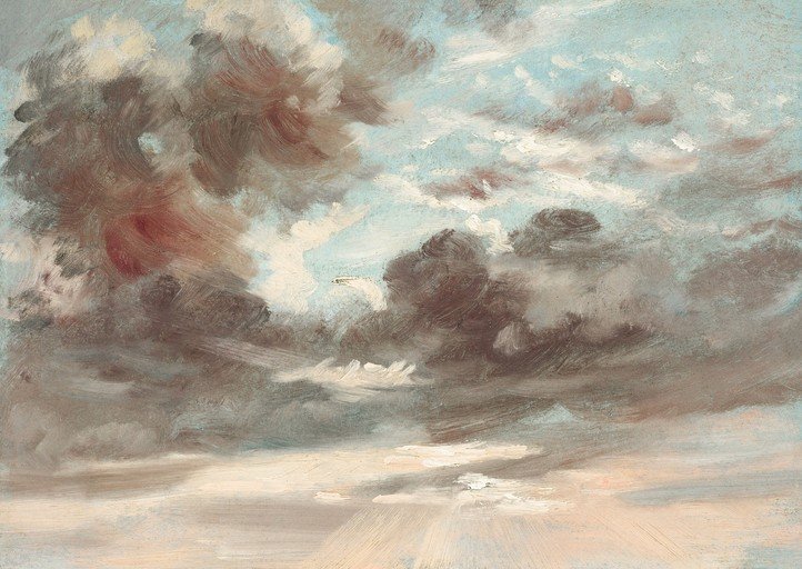 Dramatic Sky Study with Turbulent Clouds