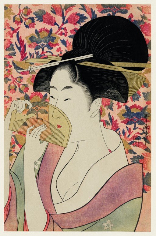 Geisha with Fan