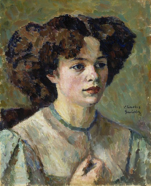 Portrait of a Young Woman with Dark Hair