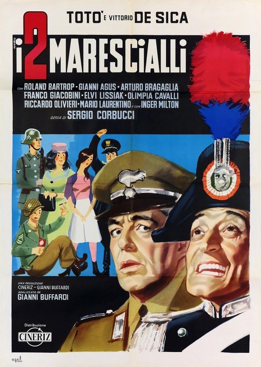 2 Marescialli (1964) Italian Film Poster