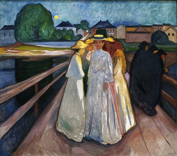 Women on a Bridge