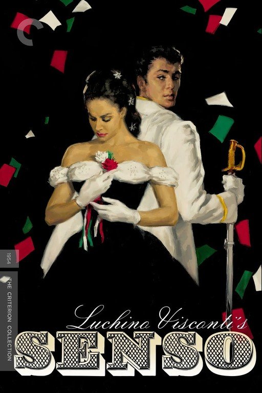 Luchino Visconti's Senso (1954) Criterion Collection Poster