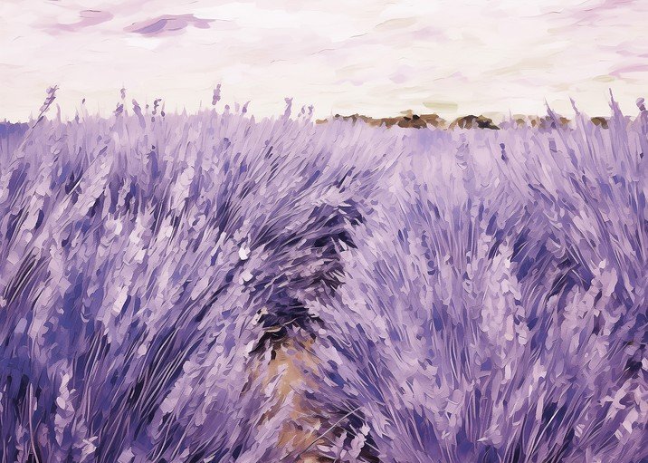 Lavender Field Path
