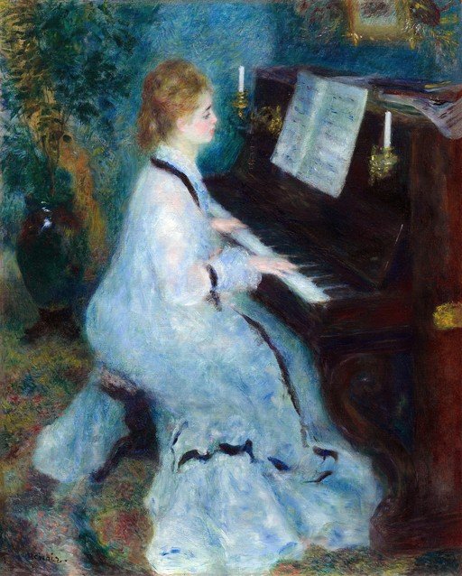 Woman Playing Piano