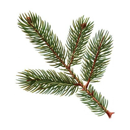 Pine Branch Illustration