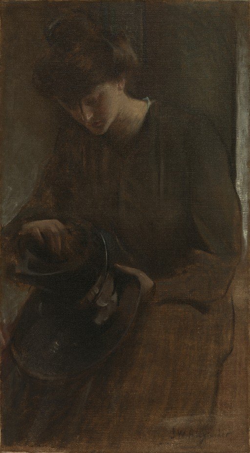 Woman Holding a Bowl