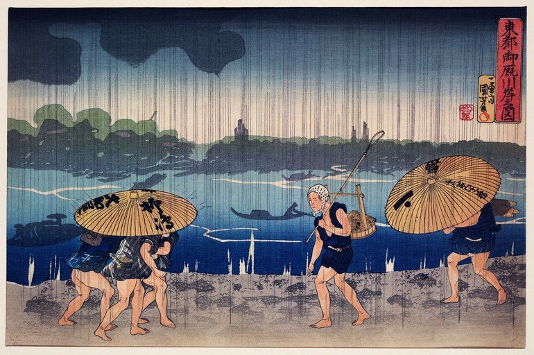 Sudden Shower Over Shin-Yoshiwara