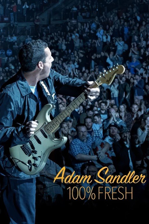 Adam Sandler 100% Fresh Concert Poster