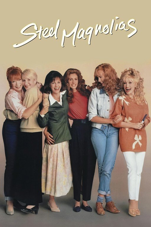 Steel Magnolias Movie Poster with Six Women