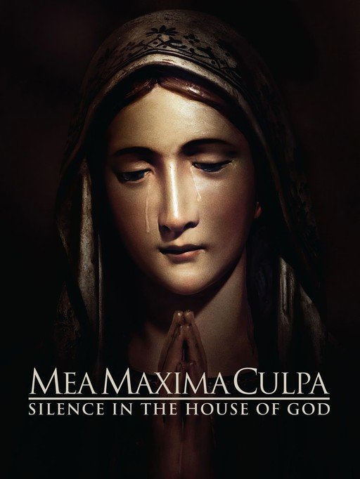 Statue of Mary Weeping, "Mea Maxima Culpa"