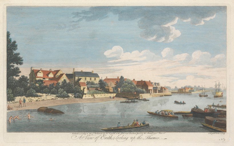 View of Erith Looking Up the Thames
