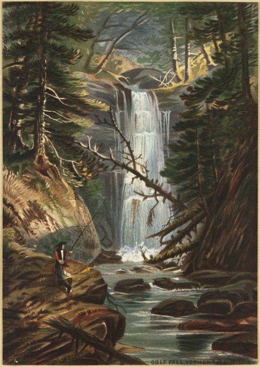 Angler by Gulf Fall, Vermont