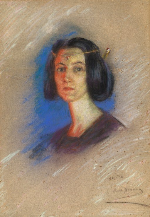 Portrait of a Woman with a Headband