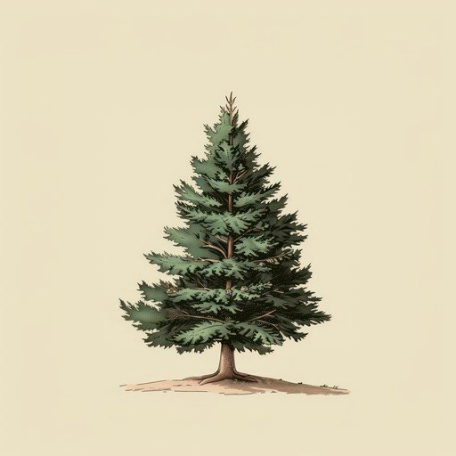 Illustration of a Pine Tree