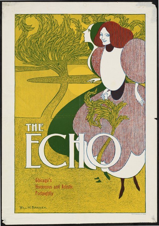 The Echo Poster by Will H. Bradley
