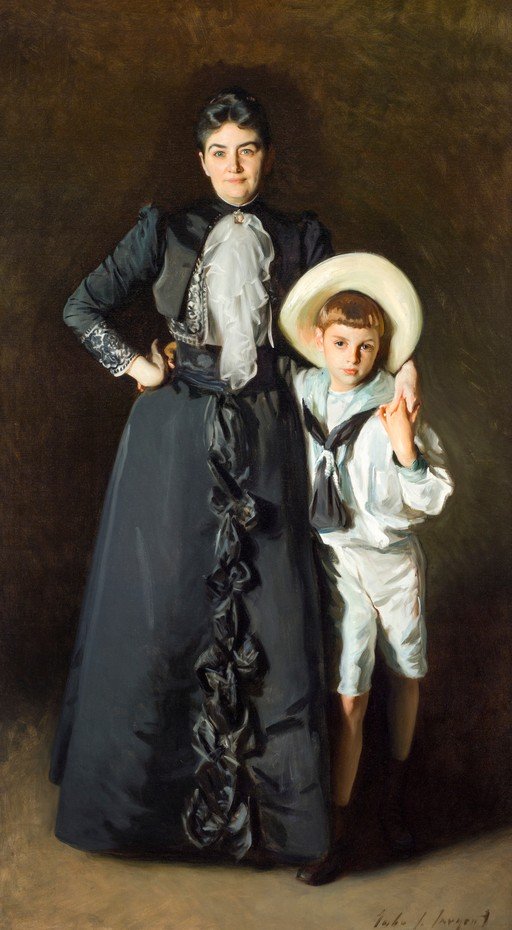 Portrait of Mrs. Robert Livingston Beeckman and Her Son