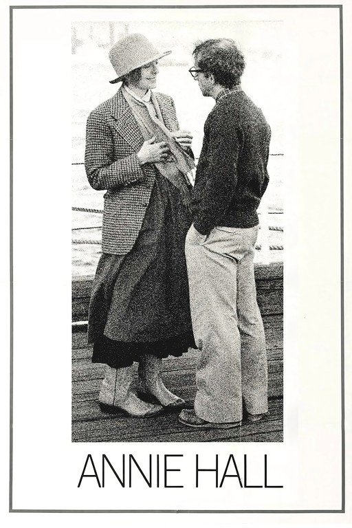 Annie Hall Poster with Woody Allen and Diane Keaton