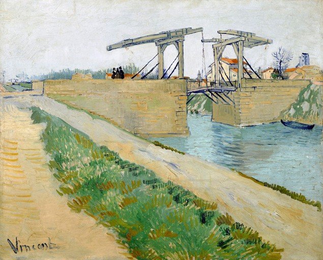 The Langlois Bridge at Arles by Vincent van Gogh